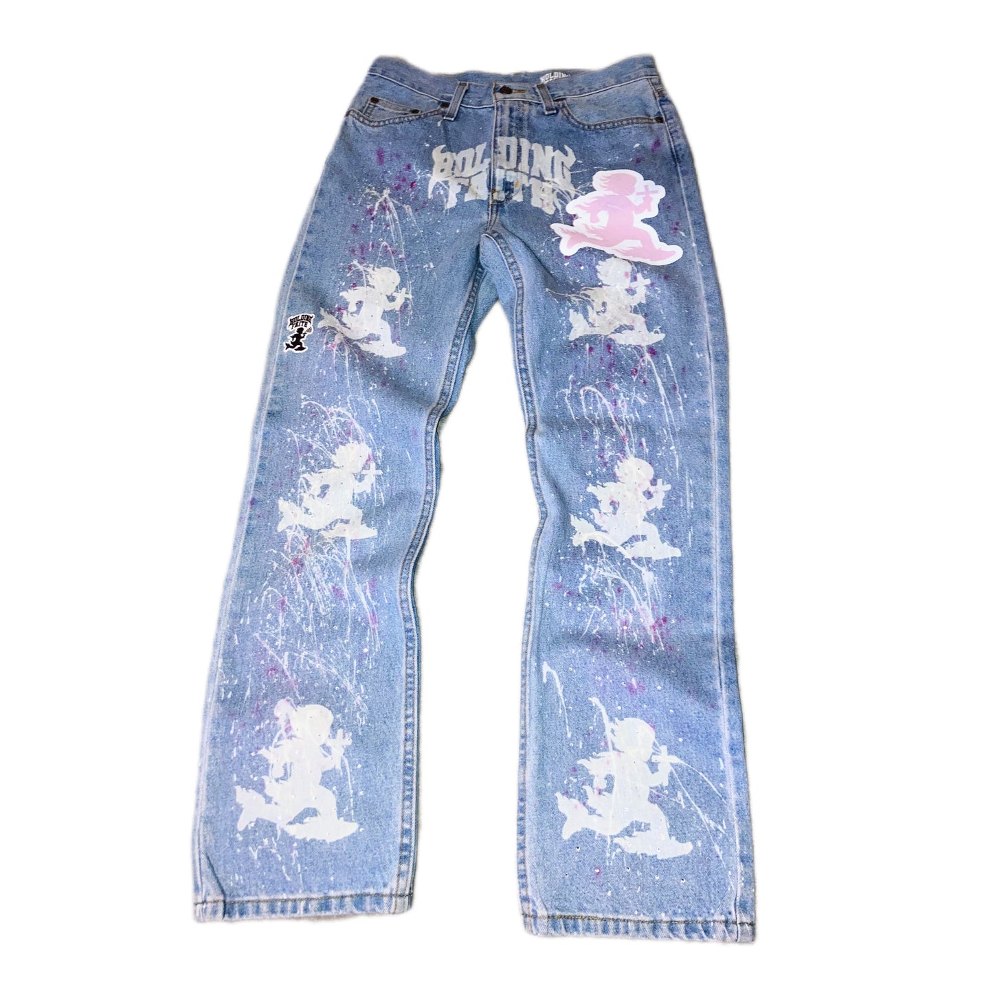 Holding Faith - Custom Jeans