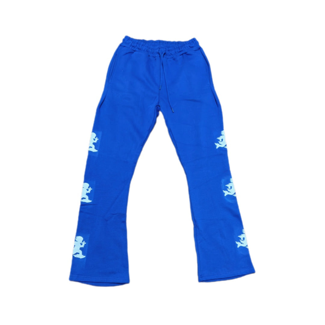 Holding Faith - Burner Boy Stacked Joggers