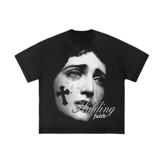 Holding Faith - Mother Mary Tee