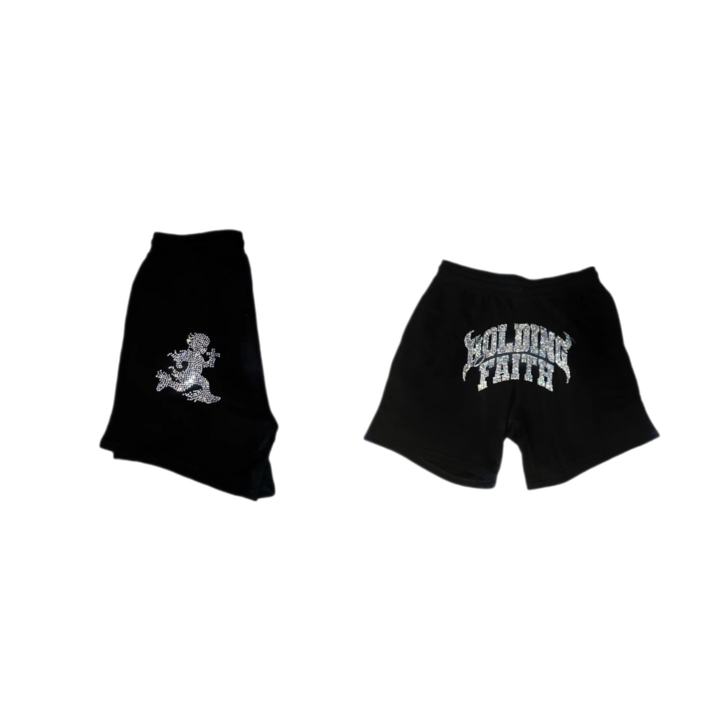 Holding Faith - Rhinestone Shorts