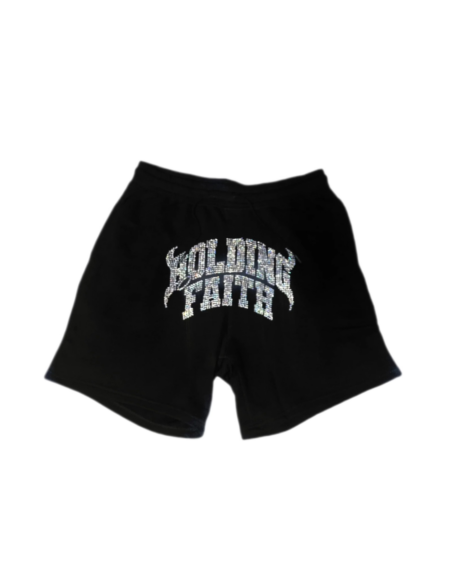 Holding Faith - Rhinestone Shorts
