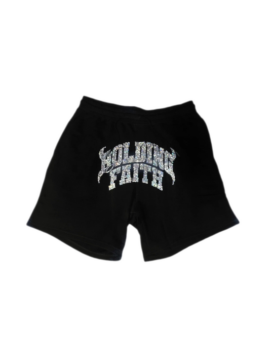 Holding Faith - Rhinestone Shorts