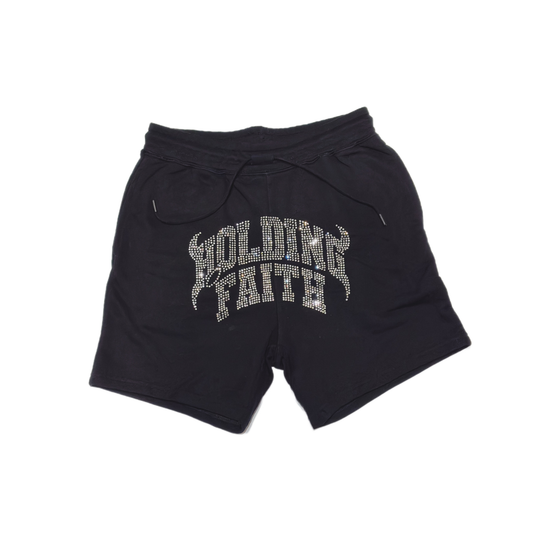 Holding Faith - Rhinestone Shorts