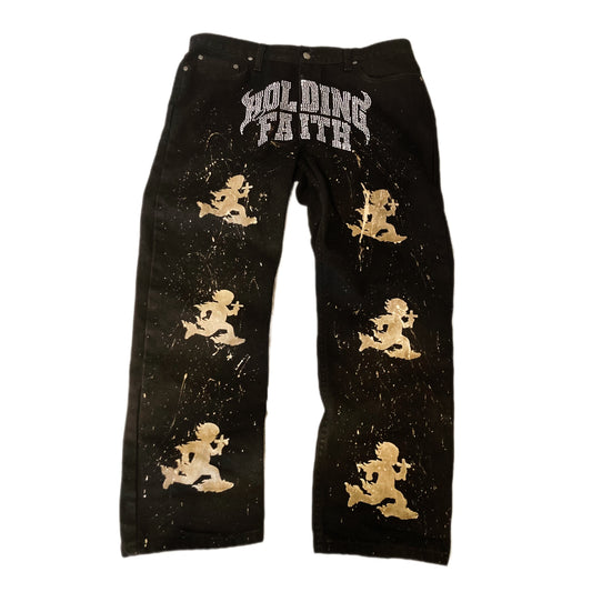 Holding Faith - Custom Jeans