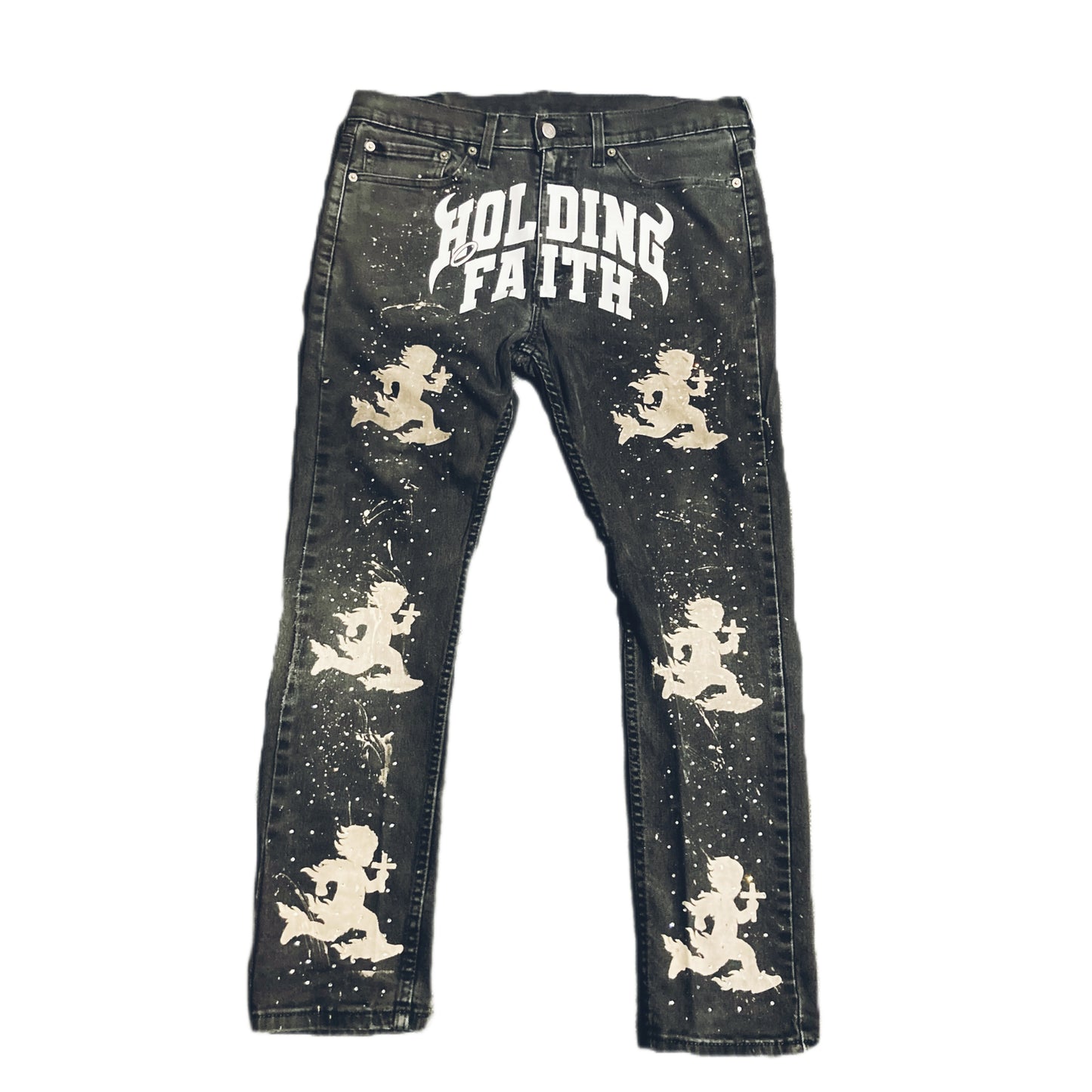 Holding Faith - Custom Jeans
