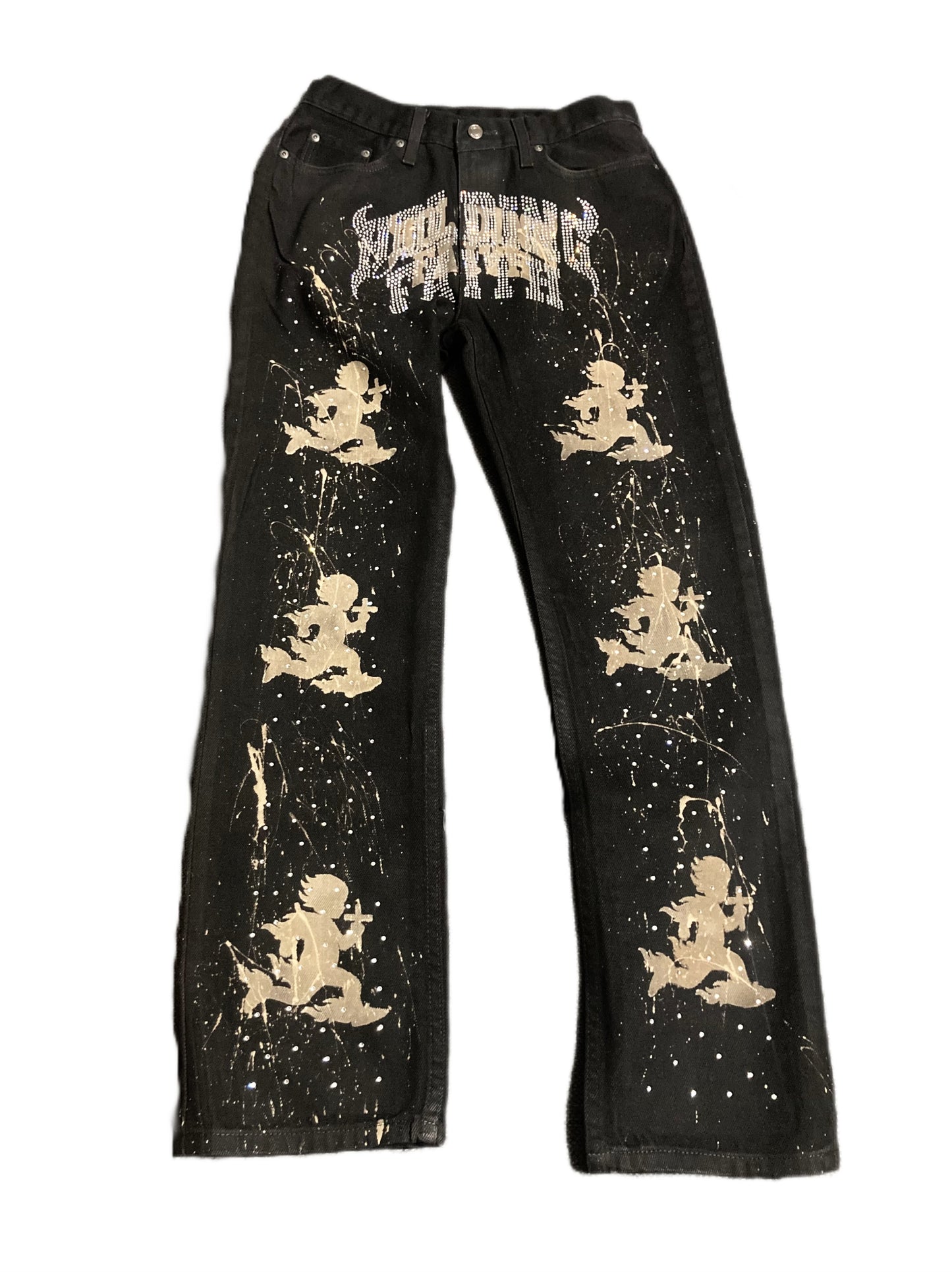 Holding Faith - Custom Jeans