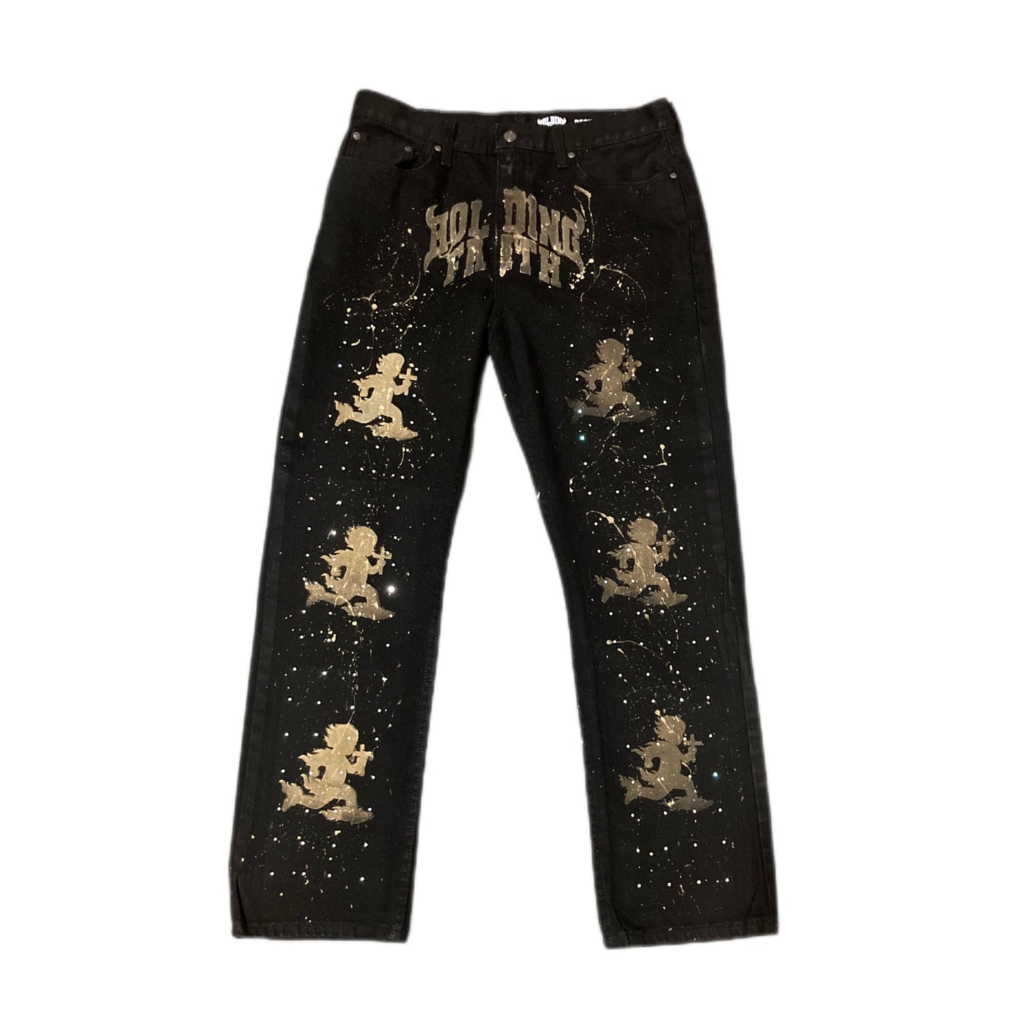 Holding Faith - Custom Jeans